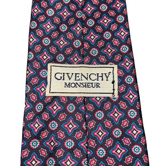Givenchy Vintage Neck Tie Silk Monsieur Classic - Picture 4 of 6